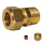 Brass Threaded Straight Compression Coupling - bluemarinestore.com