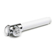 Elegant ABS White Plastic and Chrome Shower Head - bluemarinestore.com